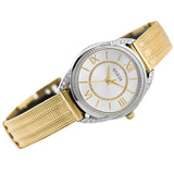 Buy Shop Guess Whisper Silver Dial Gold Mesh Bracelet Watch for Women - W1084L2 USA Online
