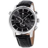 Buy Shop Tommy Hilfiger Harrison Chronograph Black Dial Black Leather Strap Watch for Men - 1790875 USA Online