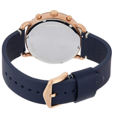 Buy Shop Fossil The Commuter Blue Dial Blue Leather Strap Watch for Men - FS5404 USA Online