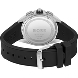 Hugo Boss Volane Grey Dial Black Silicone Strap Watch for Men - 1513953