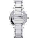 Buy Shop Michael Kors Parker Quartz Silver Dial Silver Steel Strap Watch For Women - MK6658 USA Online