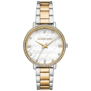 Buy Shop Michael Kors Pyper Three Hand White Dial Two Tone Steel Strap Watch For Women - MK4595 USA Online