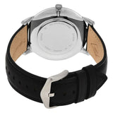 Buy Shop Fossil The Minimalist Three Hand Black Dial Black Leather Strap Watch for Men - FS5398 USA Online
