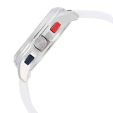 Buy Shop Tommy Hilfiger Digital Silver Dial White Silicone Strap Watch For Men - 1791764 USA Online