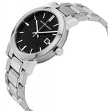Buy Shop Burberry The City Black Dial Silver Stainless Steel Strap Watch for Women - BU9001 USA Online