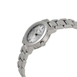 Buy Shop Burberry The City Silver Diamonds Dial Silver Steel Strap Watch for Women - BU9230 USA Online