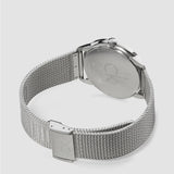 Buy Shop Calvin Klein Minimal Silver Dial Silver Mesh Bracelet Watch for Women - K3M2212Z USA Online