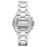 Buy Shop Michael Kors Grayson Chronograph Blue Dial Silver Steel Strap Watch For Men - MK9107 USA Online