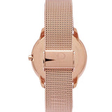 Buy Shop Calvin Klein Minimal White Dial Rose Gold Mesh Bracelet Watch for Men - K3M21626 USA Online