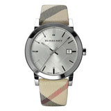 Buy Shop Burberry The City White Dial Brown Leather Strap Watch for Women - BU9113 USA Online