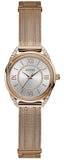 Buy Shop Guess Whisper Silver Dial Rose Gold Mesh Bracelet Watch for Women - W1084L3 USA Online