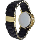 Buy Shop Michael Kors Runway Black Dial Black Silicone Strap Watch for Women - MK5191 USA Online