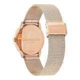 Buy Shop Calvin Klein Minimal White Dial Rose Gold Mesh Bracelet Watch for Women - K3M22626 USA Online