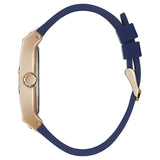 Buy Shop Guess Phoenix Blue Dial Brown Leather Strap Watch for Men - GW0386G2 USA Online