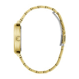 Buy Shop Guess Rumour Quartz Gold Dial Gold Steel Strap Watch For Women - GW0613L2 USA Online