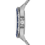 Buy Shop Michael Kors Everest Quartz Blue Dial Silver Mesh Bracelet Watch For Men - MK9082 USA Online
