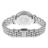 Buy Shop Emporio Armani Gianni T Bar Mother of Pearl Dial Silver Steel Strap Watch For Women - AR1688 USA Online
