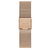 Buy Shop Guess Tapestry Diamonds Rose Gold Dial Rose Gold Mesh Bracelet Watch for Women - GW0354L3 USA Online