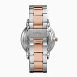 Buy Shop Fossil Neutra Automatic Skeleton White Dial Two Tone Steel Strap Watch for Men - ME3196 USA Online