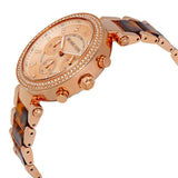 Buy Shop Michael Kors Parker Rose Gold Dial Two Tone Steel Strap Watch for Women - MK5538 USA Online