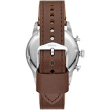 Buy Shop Fossil Neutra Chronograph Grey Dial Brown Leather Strap Watch for Men - FS5512 USA Online