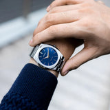 Buy Shop D1 Milano Ultra Thin Blue Dial Silver Steel Watch for Men - D1-UTBJ03 USA Online