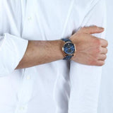 Buy Shop Maserati Epoca Blue Dial Leather Blue Strap Watch For Men - R8871618007 USA Online