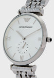 Buy Shop Emporio Armani Classic Silver Dial Silver Steel Strap Watch For Men - AR1819 USA Online