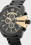 Buy Shop Diesel Mega Chief Chronograph Black Dial Black Steel Strap Watch For Men - DZ4338 USA Online