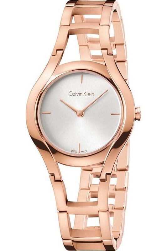 Buy Shop Calvin Klein Class White Dial Rose Gold Steel Strap Watch for Women - K6R23626 USA Online
