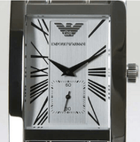 Buy Shop Emporio Armani Classic White Dial Silver Steel Strap Watch For Men - AR0145 USA Online
