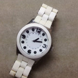 Buy Shop Marc Jacobs Pelly White Dial White Silicone Strap Watch for Women - MBM2503 USA Online