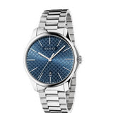 Buy Shop Gucci G Timeless Blue Dial Silver Steel Strap Watch For Men - YA126316 USA Online