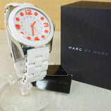 Buy Shop Marc Jacobs Pelly White Dial White Silicone Strap Watch for Women - MBM2588 USA Online
