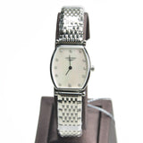 Longines La Grande Classique de Longines Tonneau White Dial Silver Steel Strap Watch for Women - L4.205.4.87.6