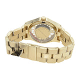 Buy Shop Marc Jacobs Henry Skeleton Gold Dial Gold Steel Strap Watch for Women - MBM3263 USA Online