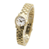 Buy Shop Marc Jacobs Amy Dinky White Dial Gold Steel Strap Watch for Women - MBM3226 USA Online