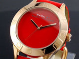 Buy Shop Marc Jacobs Blade Red Dial Red Leather Strap Watch for Women - MBM1210 USA Online