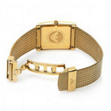 Buy Shop Emporio Armani Super Slim Quartz White DIal Gold Mesh Bracelet Watch For Women - AR2017 USA Online