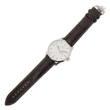 Mido Multifort Automatic Silver Dial Black Leather Strap Watch For Men - M005.430.16.031.80