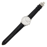 Mido Comander II Automatic Chronometer Silver Dial Black Leather Strap Watch For Men - M021.431.16.031.00