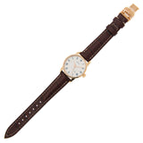 Mido Baroncelli III Automatic Silver Dial Brown Leather Strap Watch For Women - M7600.2.21.8