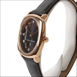 Buy Shop Marc Jacobs Mandy Black Dial Black Leather Strap Watch for Women - MJ1565 USA Online