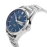 Buy Shop Tag Heuer Carrera Automatic Blue Dial Silver Steel Strap Watch for Men - WAR201E.BA0723 USA Online