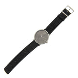 Calvin Klein Accent Black Dial Black Leather Strap Watch for Men - K2Y211C3