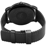 Buy Shop Emporio Armani Luigi Quartz Blue Dial Grey Mesh Bracelet Watch For Men - AR11053 USA Online