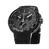 Buy Shop Tissot T Race Cycling Chronograph Black Dial Black Rubber Strap Watch For Men - T111.417.37.441.03 USA Online