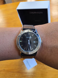 Buy Shop Calvin Klein Steady Black Dial Black Leather Strap Watch for Women - K7Q211C1 USA Online