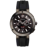 Buy Shop Versace V Extreme Chronograph Black Tone Dial Black Rubber Strap Watch for Men - VCN020017 USA Online