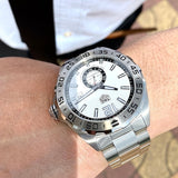 Buy Shop Tag Heuer Formula 1 Calibre 6 Automatic White Dial Silver Steel Strap Watch for Men - WAZ2013.BA0842 USA Online